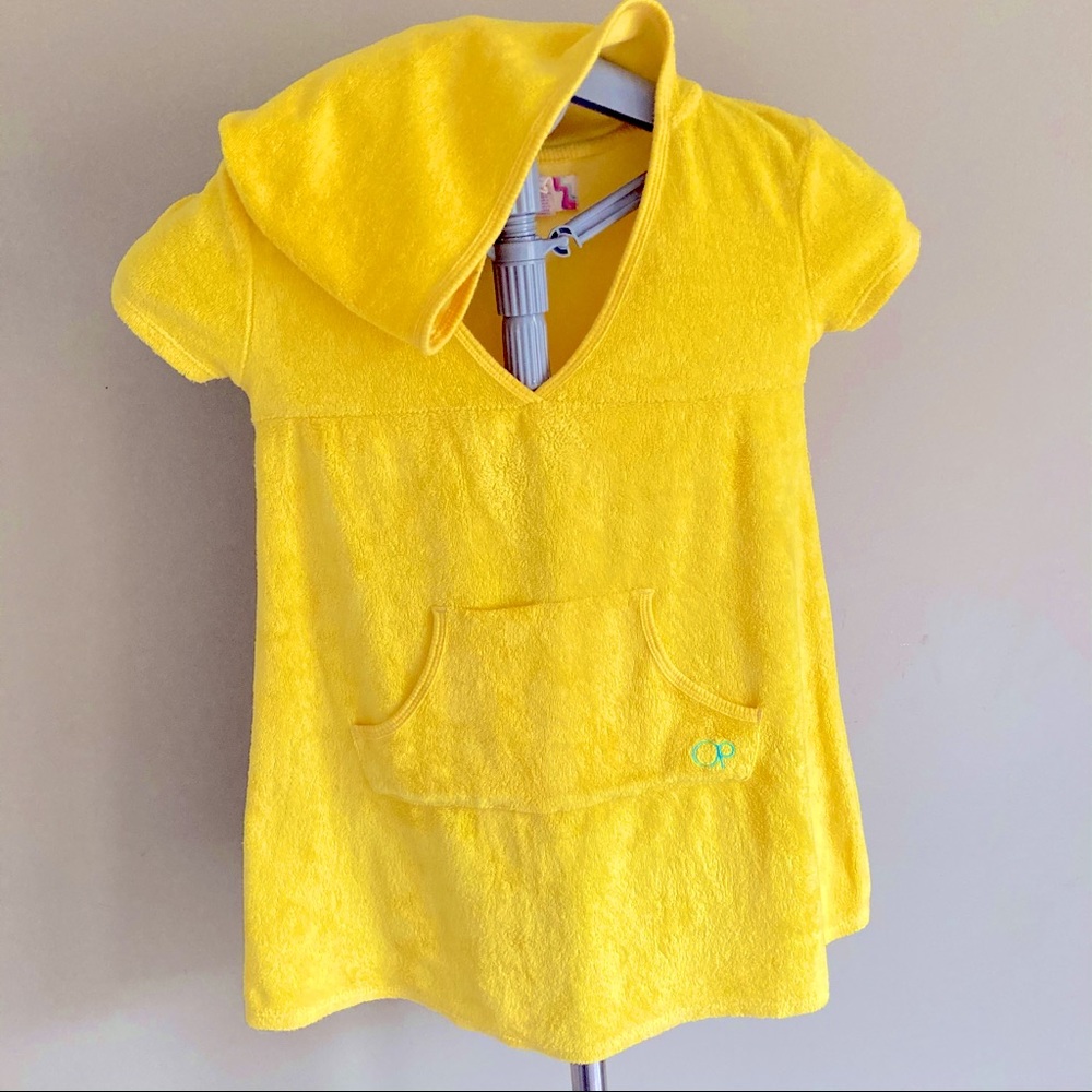 OP | Swimsuit Coverup Hooded Terrycloth sz 4/5